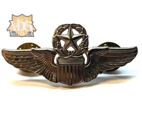 Us Air Force Command Pilot Badge V 21 Vanguard Wings Vdg Militaria