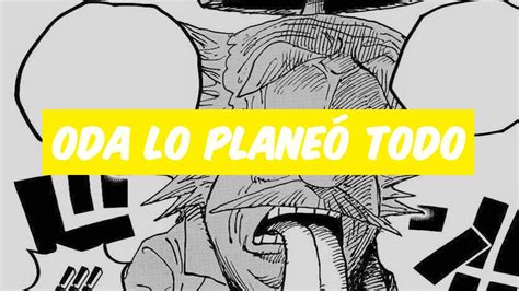 ODA y VEGAPUNK lo TENÍAN TODO PLANEADO One Piece 1123 YouTube