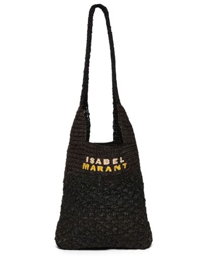 Small Praia Raffia Tote Bag Isabel Marant Women Luisaviaroma