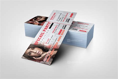 Premium Event Ticket Templates · Premium Graphic Design Templates