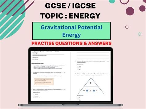 Gcseigcse Physics Gravitational Potential Energy Self Assessment Questions And Answers 2023