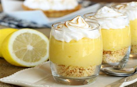 Tarte Au Citron Meringu E En Verrine Bon Savoir