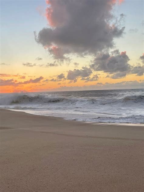 Beach Sunset Beach Day Waves Ocean Blue Aesthetic Summer Sunrise