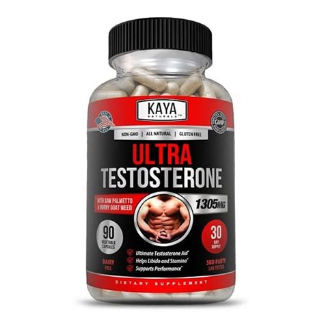 Kaya Naturals Ultra Testosterone Muscle Growth And Testosterone Support