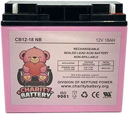 Amazon Charity Battery CB12 18 12V 18Ah SLA Battery Replacement