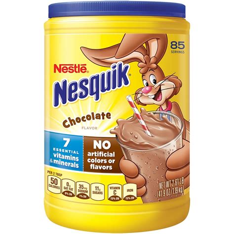 Amazon Nestle Nesquick Chocolate Flavored Powder 2 81 Lb