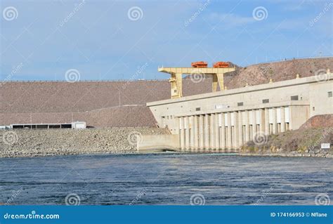 Davis Dam Hydroelectric Power Plant On The Arizona Side Of The Colorado