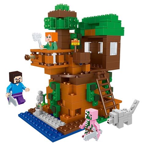 Lego Minecraft Tree House Domek Na Drzewie Klocki