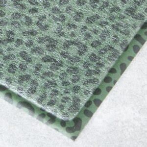 Green Leopard Doormat X Cm Artsy Mats