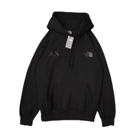 The North Face X Kaws Black On Black เสื้อแจ็กเก็ตมีฮู้ด Shopee Thailand