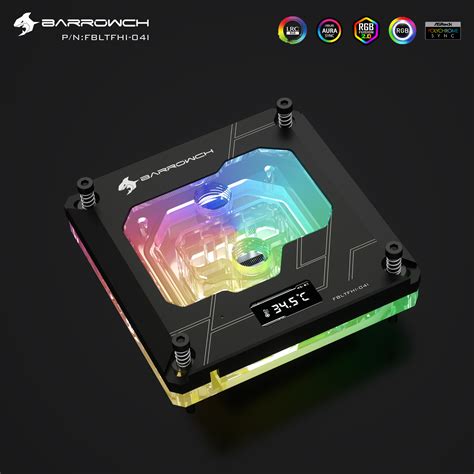 Barrowch 115x X99 X299 Platform TFT Digital Display CPU Water Block