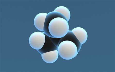 2 Methylpropane Isobutane C₄h₁₀ 3d Scene Us Mozaik Digital Education And Learning