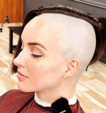 Shaved Head Half Quick Women Shaved Heads Woman