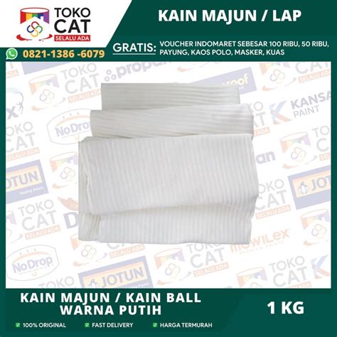 Jual Kain Bal Special Warna Putih Kain Majun Kain Perca Kain Lap