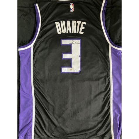 Chris Duarte Signed Sacramento Kings Jersey Psadna Coa Ebay