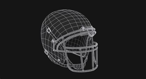 Football Helmet 3d Model Turbosquid 1211144