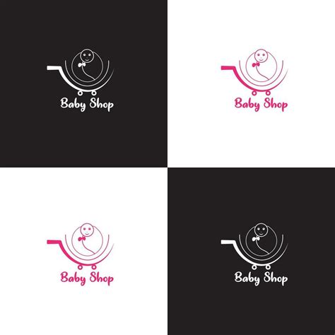 Baby shop modern minimal logo design vector template. 29607311 Vector ...