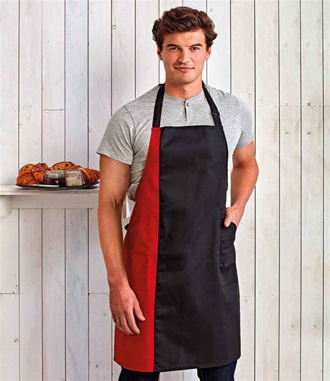 Premier Contrast Bib Apron Pronto Direct®