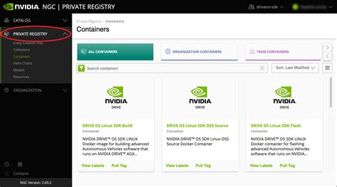 Install DRIVE Docker Containers From NVIDIA GPU Cloud NGC DRIVE