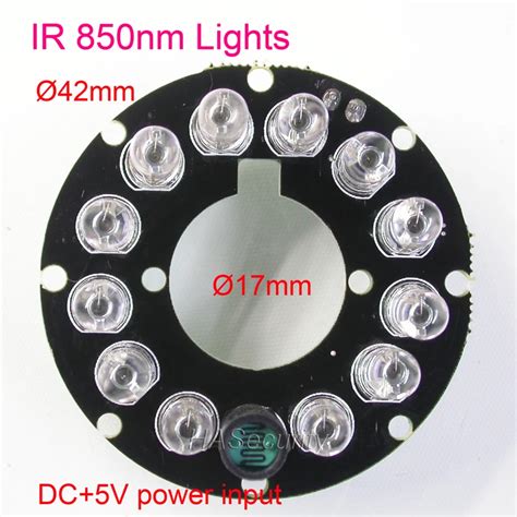 Dc 5v Infrared 12x Ir Led Board Module For Cctv Camera Night Vision