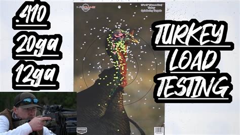 Turkey Load Pattern Testing Ga And Ga Indian Creek