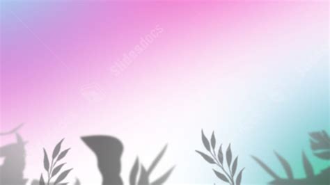 Gradient Flower Nature Shadow Plant Shadow Powerpoint Background For Free Download Slidesdocs