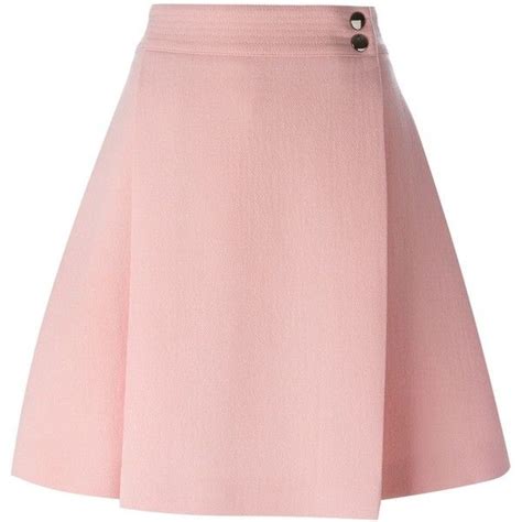 Giamba Buttoned A Line Skirt 820 Sgd Liked On Polyvore Featuring