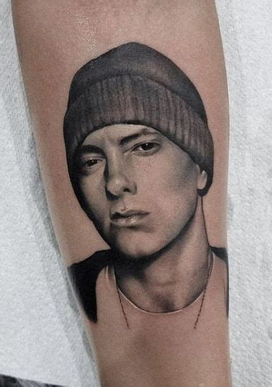 Best 38 Eminem Fan Tattoos Nsf Music Magazine Eminem Tattoo