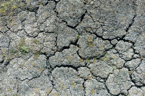 Tierra Seca Con Grietas En La Superficie Rida Del Suelo Vistas Desde