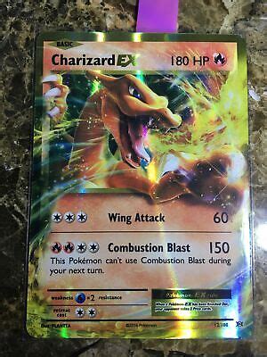 Charizard Ex Ultra Rare Pokemon Xy Tcg Holographic Ebay