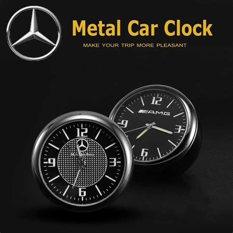 Reloj Digital Para Coche Mercedes Benz Amg Gle Glc Gls Glk Gla Cls Cla