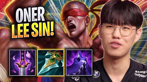 ONER CRAZY GAME WITH LEE SIN T1 Oner Plays Lee Sin JUNGLE Vs Kha Zix