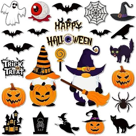 Amazon Pcs Halloween Gnome Magnet Fridge Car Magnets Pumpkin