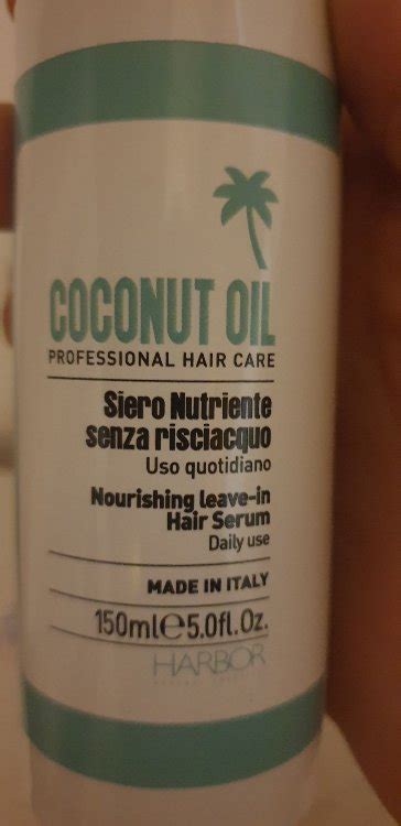 Harbor Natural Cosmetics Coconut Oil Siero Nutriente Senza Risciacquo