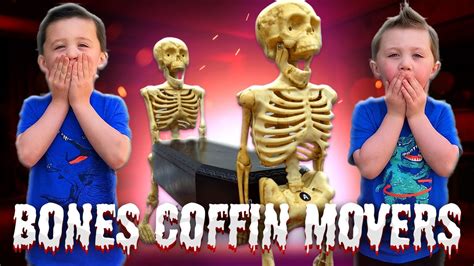 Bones Coffin Movers Party City Unbox Setup Halloween Animatronic