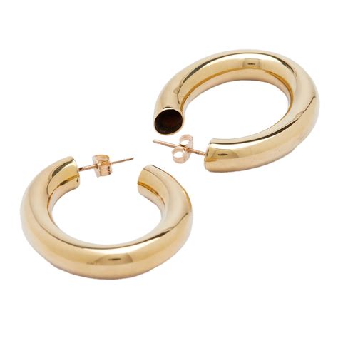 Laura Lombardi Mini Curve Earrings Gold End