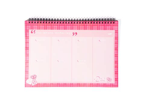 Planner de mesa a4 diva clássica Uatt