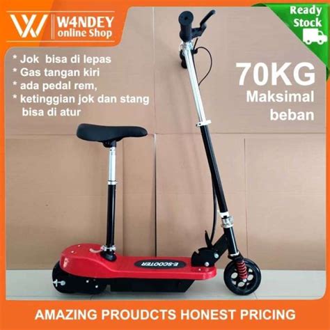 Jual Skuter Elektrik Listrik Scooter Electric Portable Lipat Max