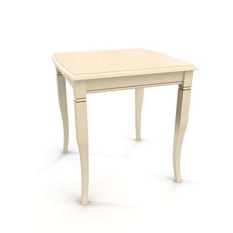 Кухонный стол квадратный Лидер Bruno 70-120x70x75 см бук цвет кремовый ...