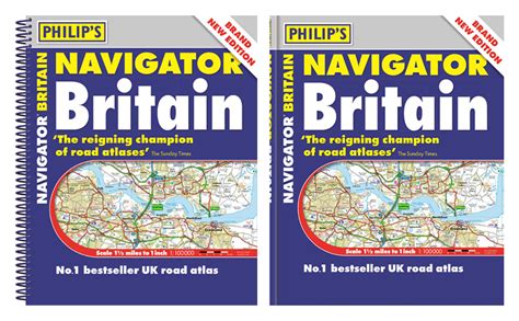 Philip S Navigator Britain Spiral Bound Philip S Road Atlases