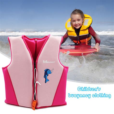 Children Life Jacket Inflatable Neoprene Survival Suit Portable For