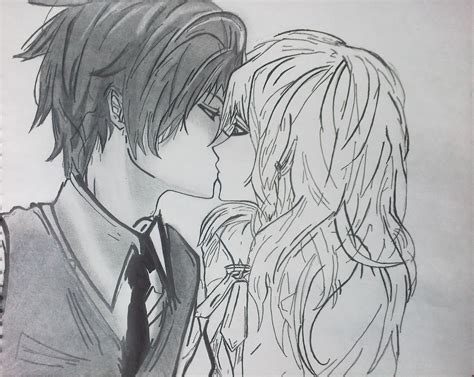 Imagenes Para Dibujar A Lapiz De Parejas Anime