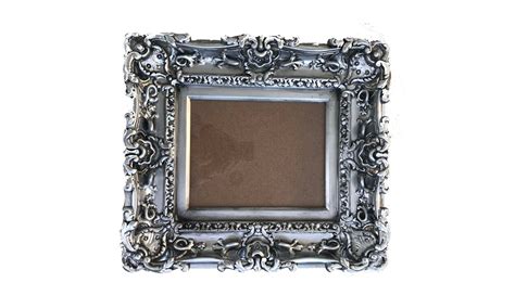 8x10 Antique Silver Frame Style Baroque Frame Picture Frame Etsy Baroque Frames Small