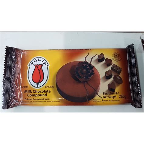 Jual Tulip Chocolate Compound 250g Shopee Indonesia