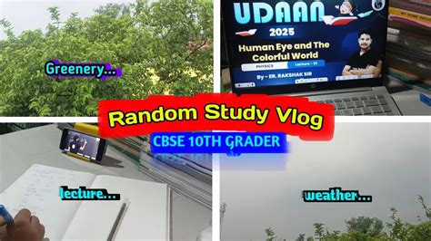 Random Study Vlog As A CBSE 10TH GRADER A Day In My Life Study