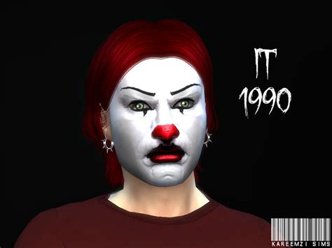 The Sims Resource - Scary Clowns SFX Makeup