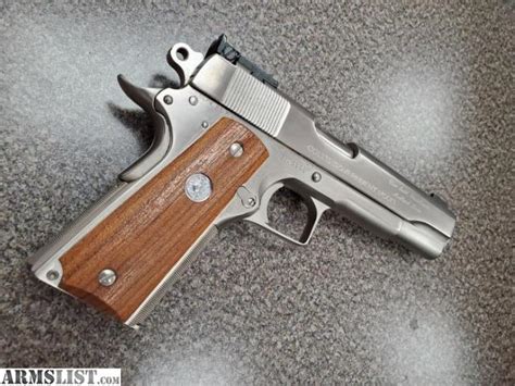 Armslist For Sale Colt Government Custom Nickel Acp Series