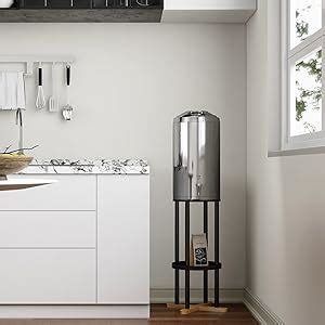 Amazon Metal With Wood Water Dispenser Floor Stand Water Stands