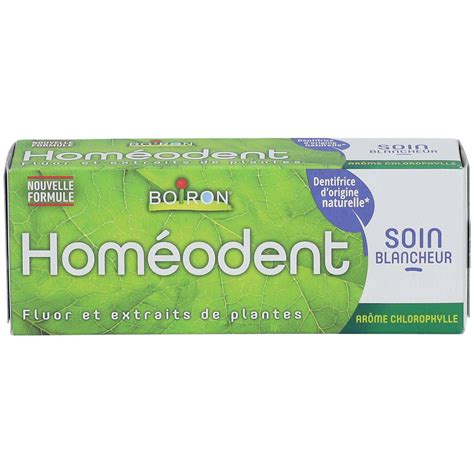 Boiron homéodent Soin Blancheur Chlorophylle 75 ml Redcare Pharmacie