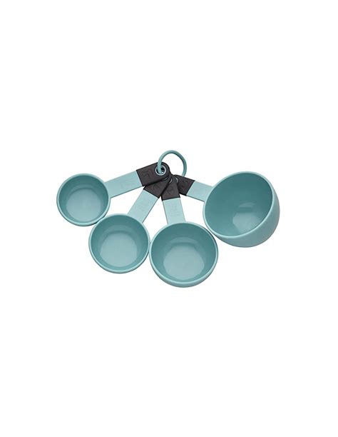 Set De Tazas Y Cucharas Medidoras Kitchenaid Hometech Cl Color Cielo Aqua